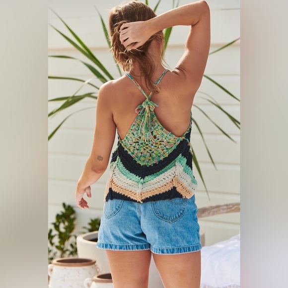 NEW Free People Swim Up Crop Tank Top - Picture 3 of 15